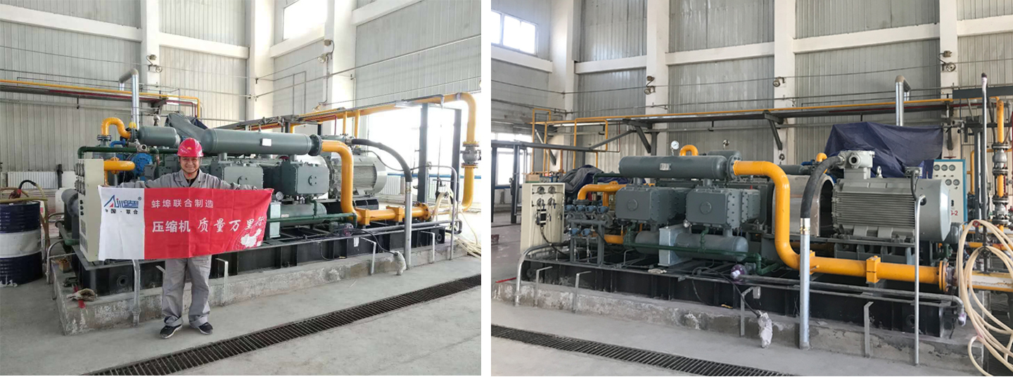 青海某能源公司bog压缩机